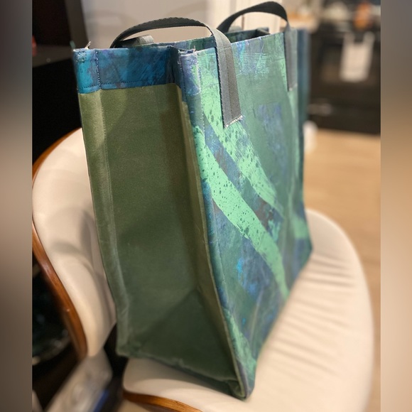 Hand painted large oversized bag.Guys and dolls theater. Buy one get one free - Picture 3 of 10